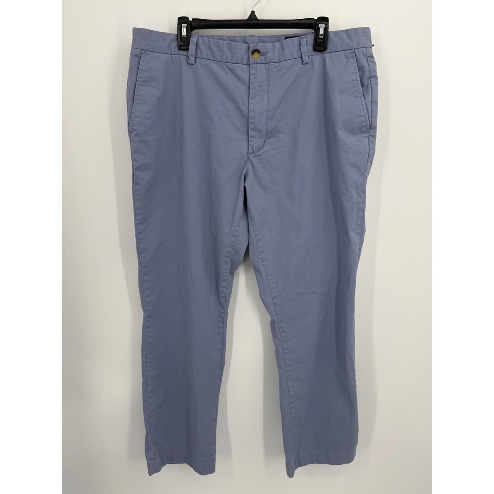 Vineyard Vines Breaker Pant Mens‎ 38x30 Blue Chino Cotton Blend Trousers